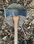 Curved Top Double Bit Axe (with Sheath)