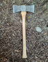 Curved Top Double Bit Axe (with Sheath)