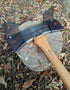 Curved Top Double Bit Axe (with Sheath)