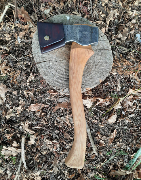 Short Handle Camp Axe (with Sheath)