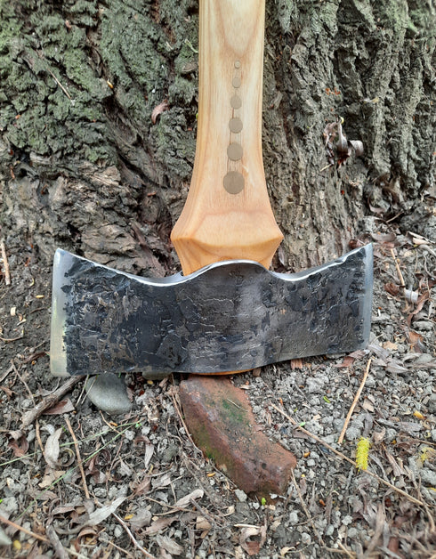 Flat Top Double Bit Axe (with Sheath)