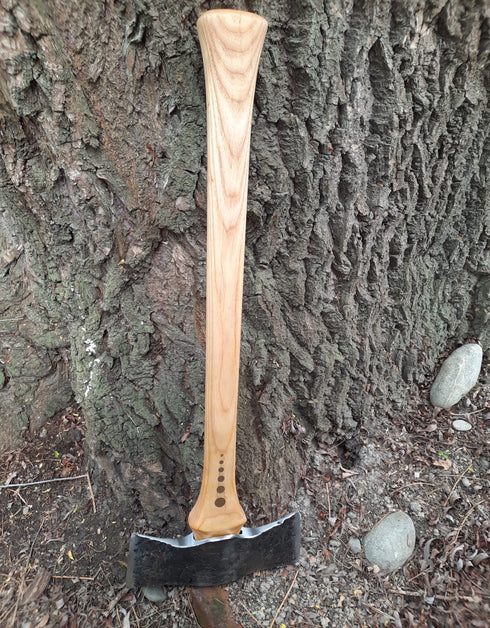 Flat Top Double Bit Axe (with Sheath)