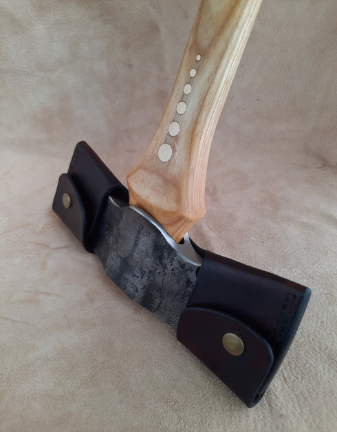 Flat Top Double Bit Axe (with Sheath)