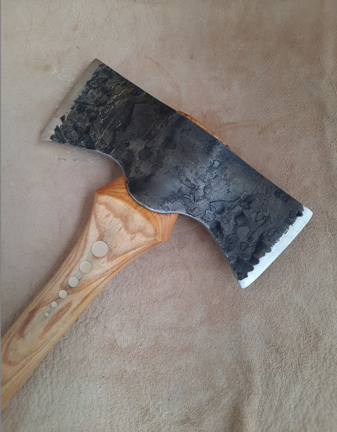 Flat Top Double Bit Axe (with Sheath)