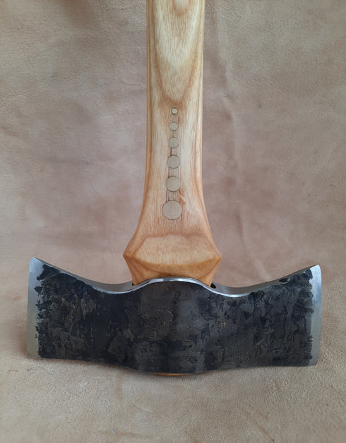 Flat Top Double Bit Axe (with Sheath)