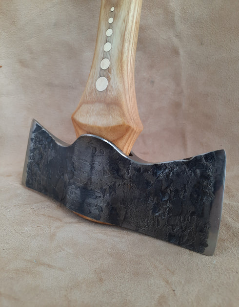Flat Top Double Bit Axe (with Sheath)