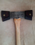 Curved Top Double Bit Axe (with Sheath)