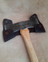 Curved Top Double Bit Axe (with Sheath)