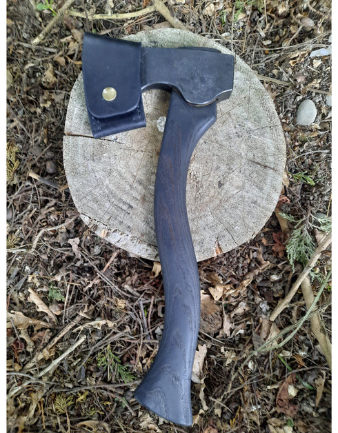 Bearded Carving Hatchet - Charred (with Sheath)