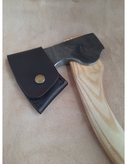 Bearded Carving Hatchet - Natural (with Sheath)