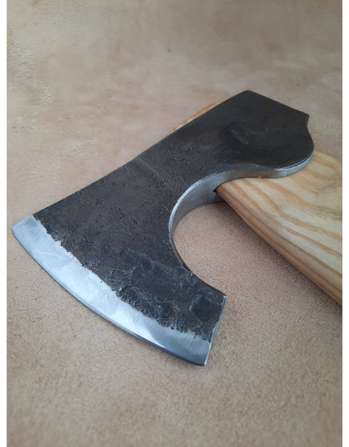 Bearded Carving Hatchet - Natural (with Sheath)