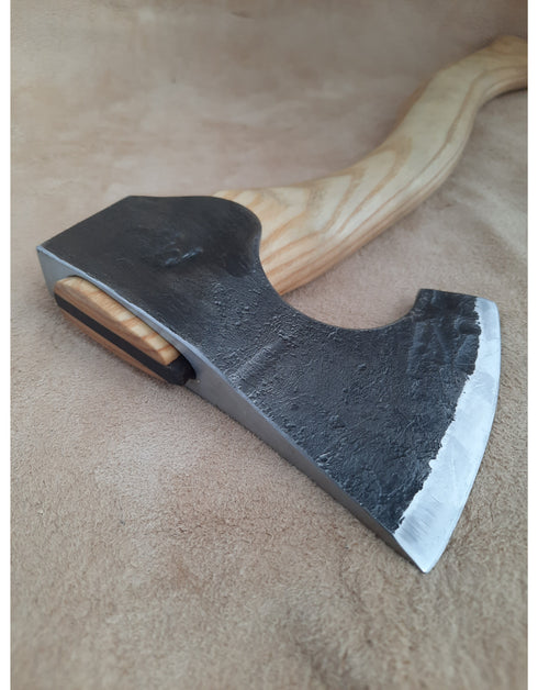 Bearded Carving Hatchet - Natural (with Sheath)