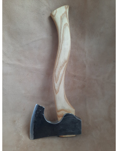 Bearded Carving Hatchet - Natural (with Sheath)