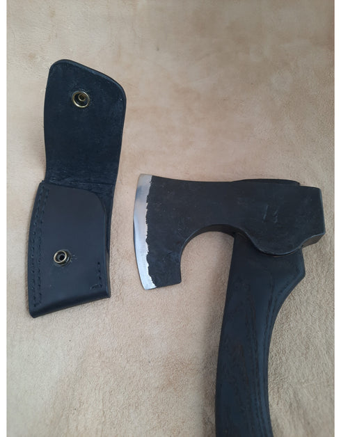 Bearded Carving Hatchet - Charred (with Sheath)